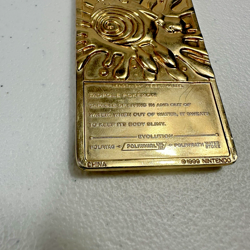 Pokemon Limited Edition 1999 Burger King Poliwhirl 23K Gold Plated Trading Card - Image 5