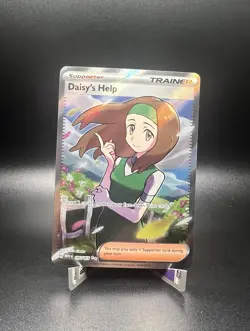 Pokemon TCG Daisy's Help Scarlet & Violet Trainer Holo Ultra Rare Card 195/165 - Image 1