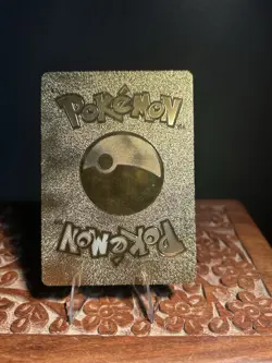 Pokemon Umbreon & Darkrai GX Tag Team Gold Foil Fan/Display Art Card - Image 2