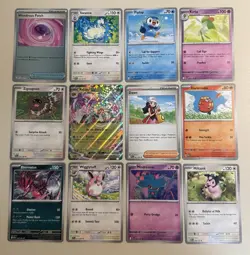 Pokemon Bulk 30+ Cards Mix Of Vintage, Modern, Holo, Common + 3 Sealed Packs TCG - Image 2