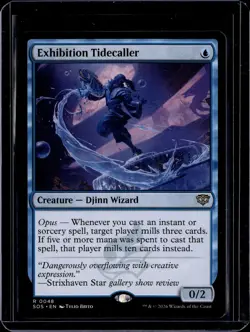 Exhibition Tidecaller - 48 - SOS - NM - MTG Magic the Gathering - Image 1