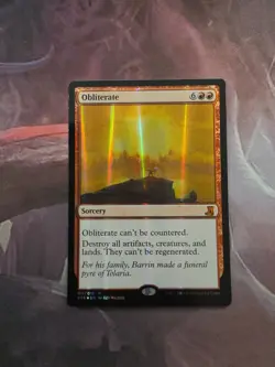MTG Foil Obliterate - From the Vault: Lore #011 FTV LP Lightly Played - Image 1