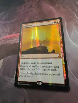 MTG Foil Obliterate - From the Vault: Lore #011 FTV LP Lightly Played - Image 3