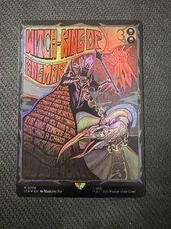 Witch-King of Angmar-Borderless Poster-Mythic 0736-MTG LOTR-FOIL - Image 1
