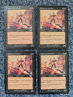 MAGIC THE GATHERING MTG 4x UNCOMMON WITHERED WRETCH LEGIONS PREMODERN LIGHT PLAY - Image 1