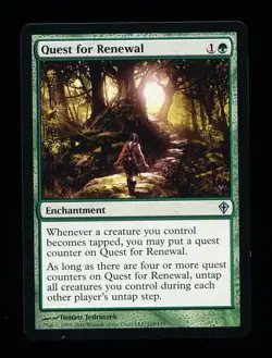 * * 1x Quest for Renewal x1 * * Worldwake MTG NM Near Mint - Image 1