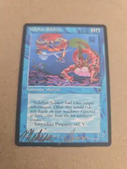Vodalian Soldiers SIGNED By Melissa Benson Magic The Gathering - Image 1