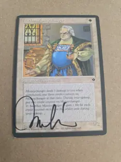Icatian Moneychanger SIGNED By Melissa Benson Magic The Gathering - Image 1