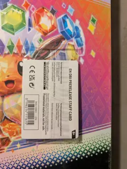 Pokemon Destined Rivals STAFF Pre-Release Pack Sealed RARE - Image 2