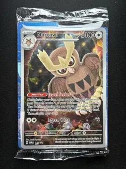 Pokemon: Noctowl Scarlet & Violet Black Star Promo Holo 141 (Sealed) - Image 1