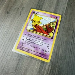 Pokemon TCG Abra 49/82 Team Rocket Unlimited LP - Image 2