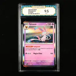 TQG 9.5 Mint+ 2025 Pokemon ENG Sylveon #H PRE EN 040/131 R - Image 1