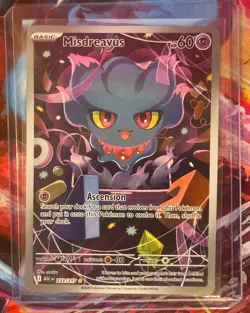Pokemon TCG Misdreavus 233/217 Full Art Rare ascended heroes - Image 1