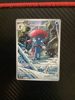Pokemon Weavile 228/217 ASC EN Rare Holo English Pokemon TCG NM - Image 1