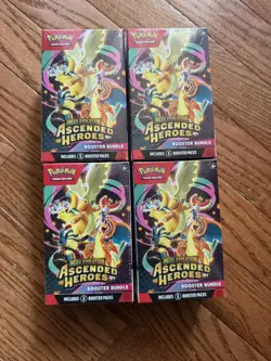Pokemon TCG Ascended Heroes Booster Bundle - Lot of X4 New/Sealed READY TO SHIP - Image 1