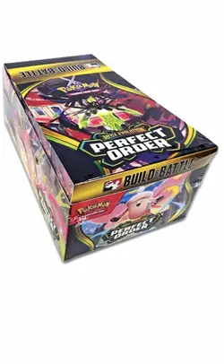 Pokemon Mega Evolution ME03 Perfect Order BUILD AND BATTLE DISPLAY BOX Sealed - Image 1