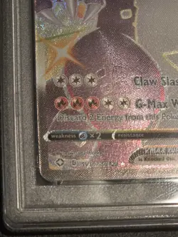 2021 POKEMON SWORD & SHIELD SHINING FATES #SV107 FULL ART/CHARIZARD VMAX PSA 9 - Image 5