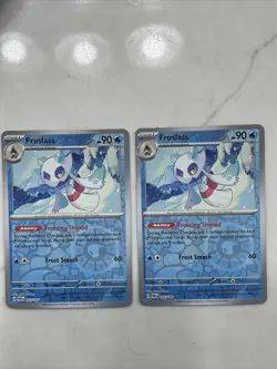 2x Froslass 053/167- Pokemon TCG SV06: Twilight Masquerade TWM Reverse Holo - Image 2