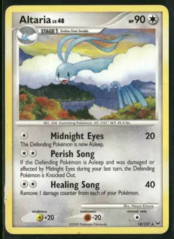 Altaria 18/127 Rare Platinum Pokemon Lightly Played - Image 1