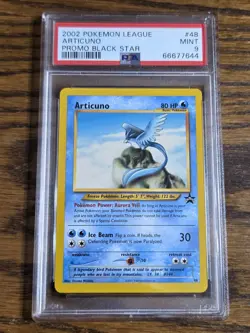Pokemon Wotc Black Star Promo # 48/53 ARTICUNO PSA 9 - Image 1