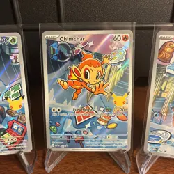 Pokemon TCG First Partner Illustrations Turtwig Chimchar Piplup 040-042 Series 1 - Image 4