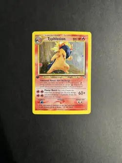 Typhlosion 1st Edition 17/111 Pokemon Neo Genesis Holo (HP) - Image 2