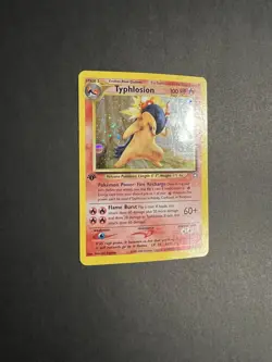 Typhlosion 1st Edition 17/111 Pokemon Neo Genesis Holo (HP) - Image 3