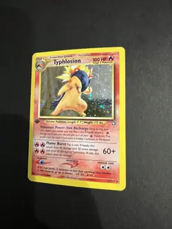 Typhlosion 1st Edition 17/111 Pokemon Neo Genesis Holo (HP) - Image 4