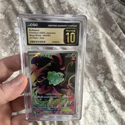 Bulbasaur Mega Brave 064/063 Art Rare Holo CGC Pristine 10 Japanese Pokemon TCG - Image 1
