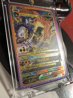 Pokemon Charizard Vstar Custom Fan-Art In Magnetic Case - Image 1
