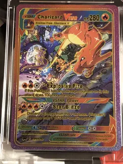 Pokemon Charizard Vstar Custom Fan-Art In Magnetic Case - Image 3
