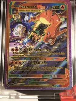 Pokemon Charizard Vstar Custom Fan-Art In Magnetic Case - Image 4
