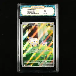 TQG 10 GEM MINT 2025 Pokemon ENG Togedemaru #I PFL EN 104/094 IR - Image 1
