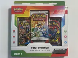NEW Pokemon First Partner Illustration Collection Box Series 1 SEALED - Image 1
