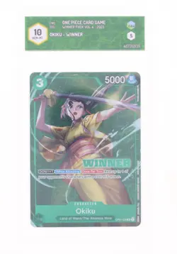One Piece Card Game - Okiku Winner (R) - OP01-035 - GRAAD 10 ENG 2023 - Image 1