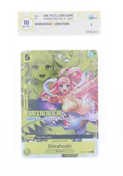 One Piece Card Game - Shirahoshi Winner (UC) - OP03-116 - GRAAD 10 ENG 2024 - Image 1