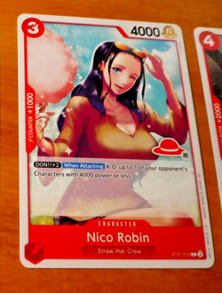 ONE PIECE ENGLISH CARD GAME CARTE LD01 PROMO N°25 NICO ROBIN ST21-010 EN MINT - Image 1