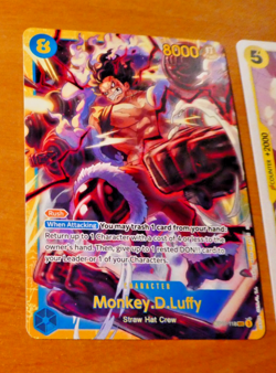 ONE PIECE ENGLISH CARD GAME NOT HOLO CARTE LD01 PROMO LUFFY OP11-118 EN MINT - Image 1