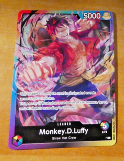 ONE PIECE ENGLISH CARD GAME CARTE PROMO Monkey D. Luffy P LEADER L EN TCG NEUF - Image 1