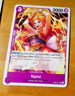 ONE PIECE ENGLISH CARD GAME CARTE NAMI OP09-070 EN ST26 JCC NM - Image 1