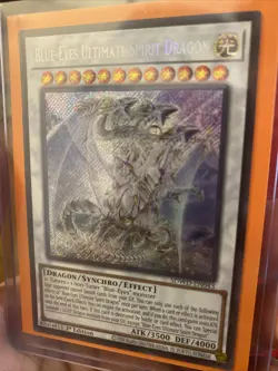 Blue-Eyes Ultimate Spirit Dragon SDWD-EN043 Secret Rare Card - Image 1