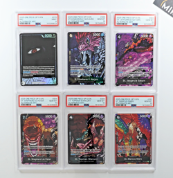 One Piece PSA 10 Five Elder + PSA 9 Imu OP13 Set Alternative Art 2025 English - Image 1