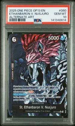 One Piece PSA 10 Five Elder + PSA 9 Imu OP13 Set Alternative Art 2025 English - Image 4