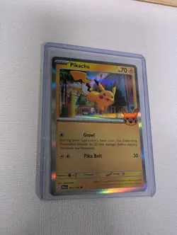 Pokemon Pikachu Holo Trick or Trade 2023 Common Promo Card 62/193 - Image 3