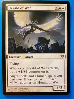 MTG 1x Herald of War # 24 Avacyn Restored Magic the Gathering Card x1 NM - Image 1