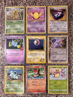 Pokemon TCG Binder Card Collection Lot Vintage / Modern Holos Rares Wotc - Image 3