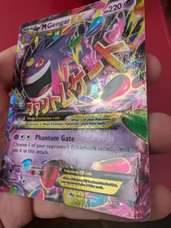 M Gengar EX 35/119 Phantom Forces Holo Pokemon Card Excellent Condition - Image 5