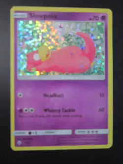 SLOWPOKE POKEMON CARD 5/12 MCDONALDS PROMO HOLO PLAYED - Image 1