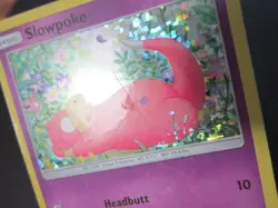 SLOWPOKE POKEMON CARD 5/12 MCDONALDS PROMO HOLO PLAYED - Image 2