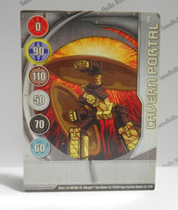 Bakugan Card - Cavern Portal - Silver Gate Card - BA441 - 2/48i - 2008 - Image 1